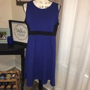 Blue& black dress